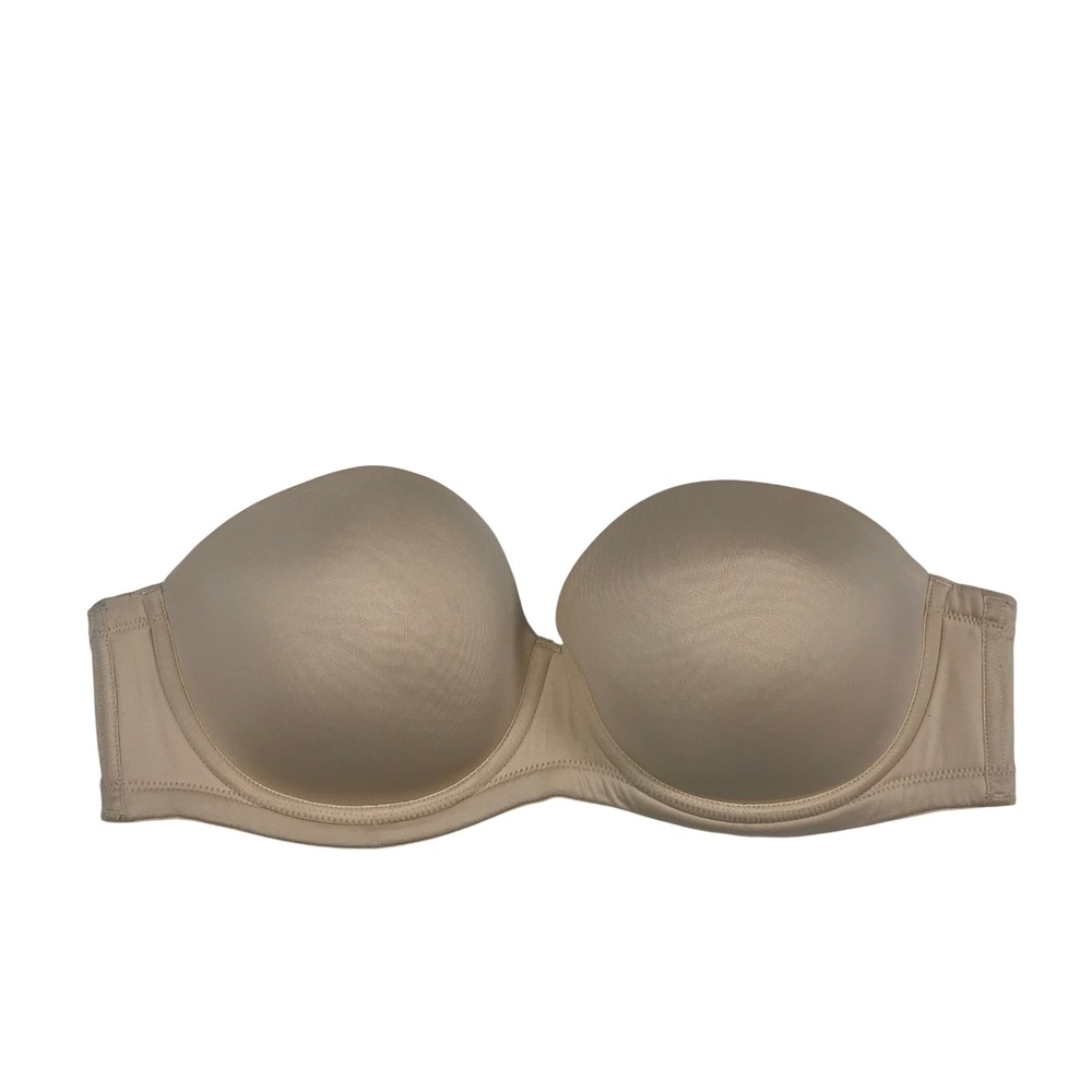 Wacoal Red Carpet Strapless Bra 854119 Sand Beige 32DDD Underwire Contour